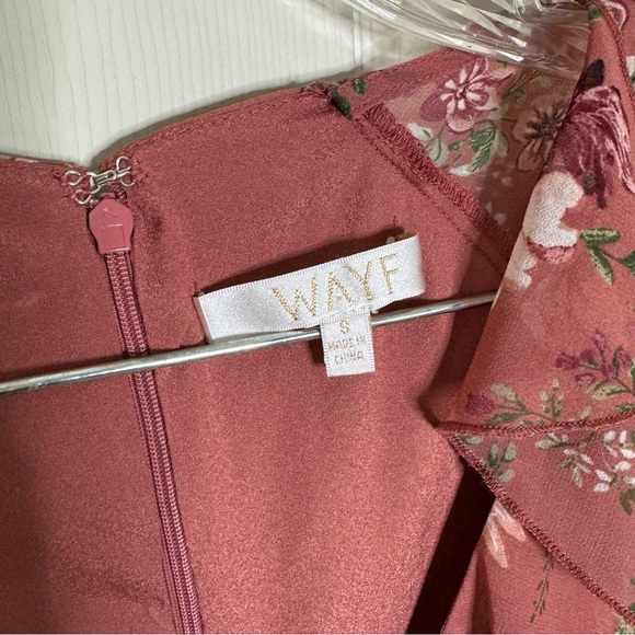 Wayf Dress Ruffle Mini Floral Dainty - Picture 8 of 8